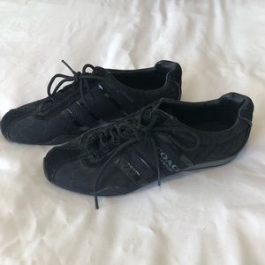 Black Coach tennis shoes Size 5.5 Very gently used